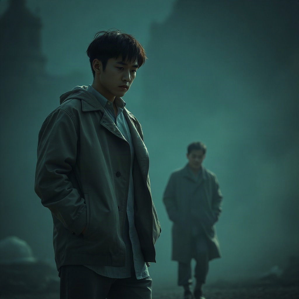 短剧《回廊尽头》心理惊悚剧照